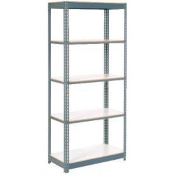 Global Equipment Extra Heavy Duty Shelving 36Wx12Dx96H 6 Shelves 1500 lbs. Cap. Per Shelf GRY 236773GY